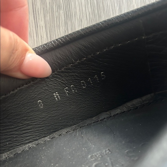 Louis Vuitton Black Leather Loafers with Silver Accent - Picture 10 of 17